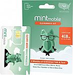 Mint Mobile 3-Month Plan (Unlimited Talk/Text + 4GB Data/Month) $45 + Get $10 Best Buy Gift Card