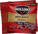 20-Ct 0.625-oz Jack Link's Beef Jerky (Original) $16