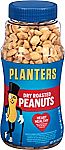 6-pack 16oz Planters Peanuts Snack Nuts, Dry Roast $11