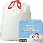 200-Ct 13-Gallon Amazon Basics Kitchen Trash Bags $16