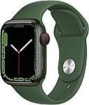 Apple Watch Series 7 GPS + Cellular (45mm Green) $279, 41mm $249