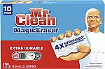 10-Ct Mr. Clean Magic Eraser (Extra Durable) $8.92