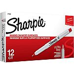 12-Count Sharpie Ultra Fine Permanent Markers $4.54