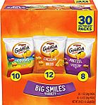 30 Count Goldfish Crackers Big Smiles Snack Variety Pack $9