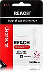55 Yards Reach Cleanburst Waxed Dental Floss Cinnamon Flavored $0.70