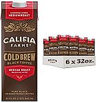 6 Pack 32 oz Califia Farms Cold Brew Coffee $13