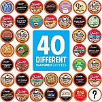 40 Count Two Rivers Coffee Flavored Coffee Pods $13