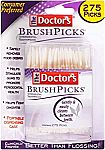 The Doctor's BrushPicks Interdental Toothpicks, 275 Picks $2.60
