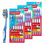 18-Ct Colgate Extra Clean Soft Toothbrush $11 + Get $5 Amazon Promo credit