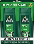 2-Pack 20-oz Irish Spring Original Clean Body Wash for Men $6.80