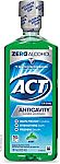 18 oz ACT Anticavity Zero Alcohol Fluoride Mouthwash $3.67