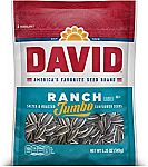 DAVID SEEDS Roasted and Salted Ranch Jumbo Sunflower Seeds, 5.25 oz $1.69 or less