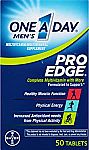 50-Ct One A Day Men’s Pro Edge Multivitamin $5.93 and more
