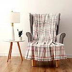 50" x 60" Mainstay Printed Textured Plush Throw Blanket (various) $2.50
