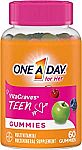 60-Ct One A Day Teen Multivitamin Gummies: for Her $4.05, for Him $4.55