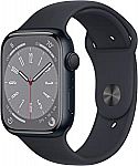Apple Watch Series 8 GPS 45mm $229.99