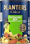 PLANTERS Deluxe Pistachio Mix, 1.15 lb. Resealable Canister $7.58 and more