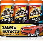 3-Pack 30-Count Armor All Triple Pack Automotive Wipes (Protectant/Cleaning/Glass) $9.70