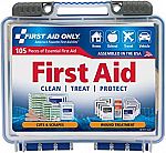 105-Piece First Aid Only On-The-Go First Aid Kit $9.42