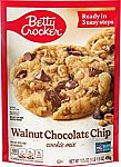 17.5-oz Betty Crocker Walnut Chocolate Chip Cookie Mix $2.25 & More