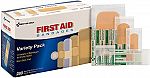 280-Ct First Aid Only Sheer & Clear Bandage Variety Pack $8.31