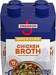 4-Pk Swanson Chicken Broth 8 Oz $3.49