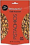 2 x 5.5 Oz Wonderful Pistachios, Chili Roasted Nuts $5.40