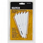 5-Pack 6" 24-TPI Klutch Bi-Metal Reciprocating Saw Blades $3.99