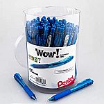 60-Ct Pentel WOW! Blue Ballpoint Pen $12.56
