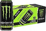 15-Pack 16-oz Monster Energy Drink $15 and more