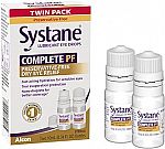 2-Ct Systane COMPLETE PF Multi-Dose Preservative Free Dry Eye Drops $15
