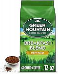12 Oz Green Mountain Coffee Breakfast Blend Ground Coffee $3