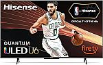 Hisense 50" ULED U6 Series Quantum Dot QLED 4K UHD Smart Fire TV (50U6HF) $200 (Prime Invitation only)