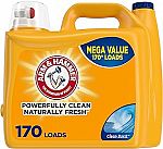 170 Loads Arm & Hammer Clean Burst, Liquid Laundry Detergent $8.55