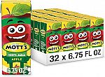 32-Count 6.75-Oz Mott's 100% Original Apple Juice $8.66