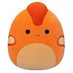 Squishmallows 11" Nichelle the Orange Dinosaur with Fuzzy Head Plush Toy $4.79