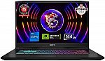 MSI Katana 17 17.3" FHD Gaming Laptop (i7-13620H RTX 4060 32GB 1TB B13VFK-835US) $1099.99