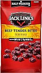 8-Oz Jack Link's Beef Tender Bites, Teriyaki $7.48 & More