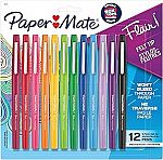 12-count Paper Mate Flair Felt Tip Pens $5.59