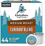 44 Count Caribou Coffee Caribou Blend, Keurig Single-Serve K-Cup Pod $16