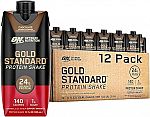 24-Ct 11-Oz Optimum Nutrition Gold Standard Protein Shake $36.64 + $10 Amazon Credit