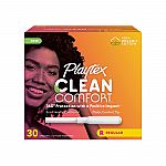 30-Ct Playtex Clean Comfort Organic Cotton Tampons (Regular) $4.39 and more