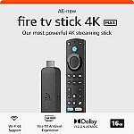 Amazon Fire TV Stick 4K Max streaming device 2023 $34.99