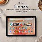 Amazon Fire HD 10 tablet 32GB (2023 release) $69.98