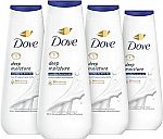 4 x 20 oz Dove Body Wash Deep Moisture $13.50