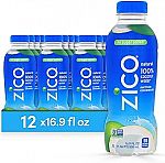 12-Pack 16.9-Oz ZICO 100% Coconut Water Drink $18