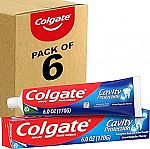 6-Ct 6 Ounce Colgate Cavity Protection Toothpaste $8.06