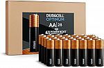 Duracell Optimum AA Batteries, 28 Count Pack Double A Battery $20