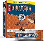 12-Pk CLIF Builders Chocolate Peanut Butter Protein Bars $8.92