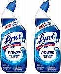 2-Pack 24-Oz Lysol Power Toilet Bowl Cleaner $2.18